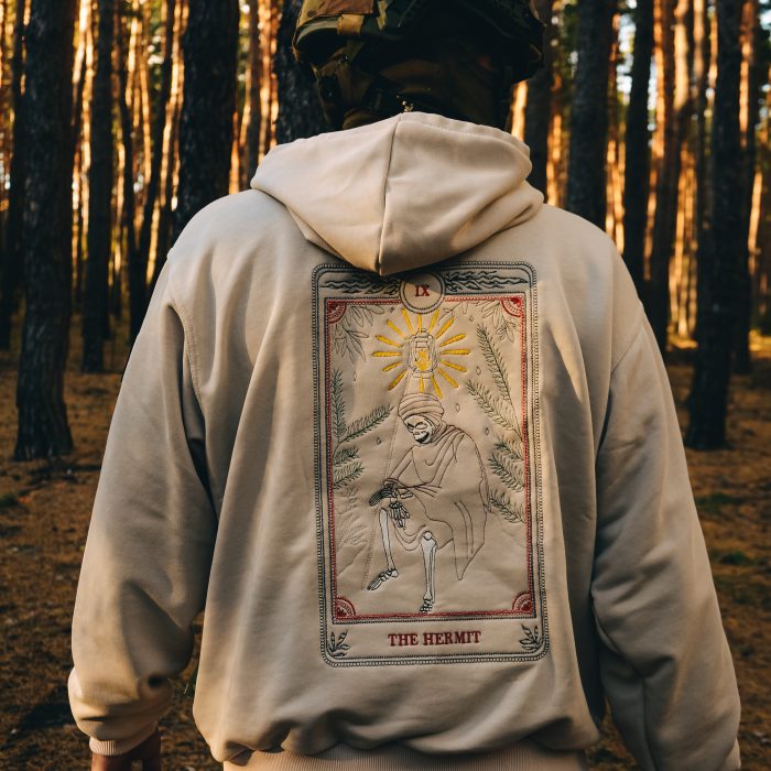 Худі “THE HERMIT” / IX — бежевий