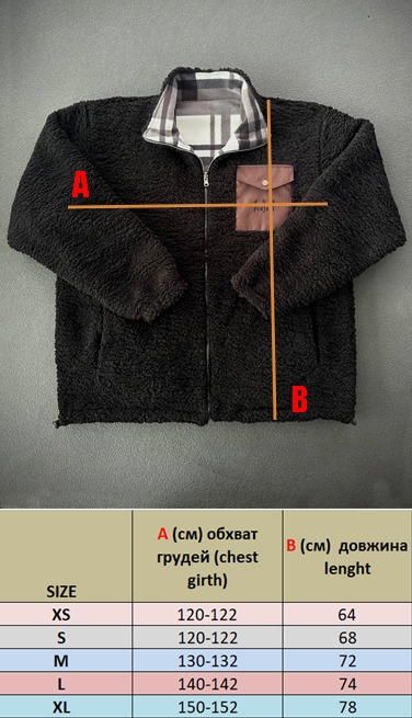 Таблиця розмірів